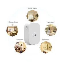 Tuya Smart Video Doorbell Camera 4400mAh Battery1080P WiFi Intercom Door Bell Cam Two-Way Audio with Alexa Echo Show Google Home